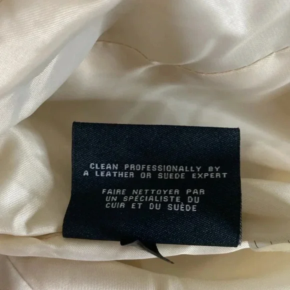 COLE HAAN Women's Jewel Neck Quilted Leather Jacket - Picture 8 of 14